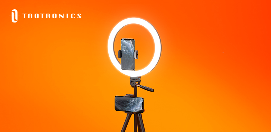 There are three incredible standing ring lights available on the TaoTronics site. 