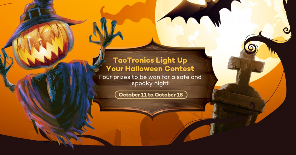 TaoTronics Halloween Giveaway Cover Bat Prize Pack Deal