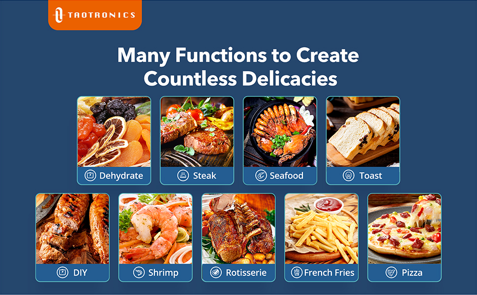 Many Functions to Create Countless Delicacies

